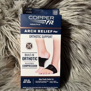 Copper Fit Arch Relief Plus Orthotic Support unisex